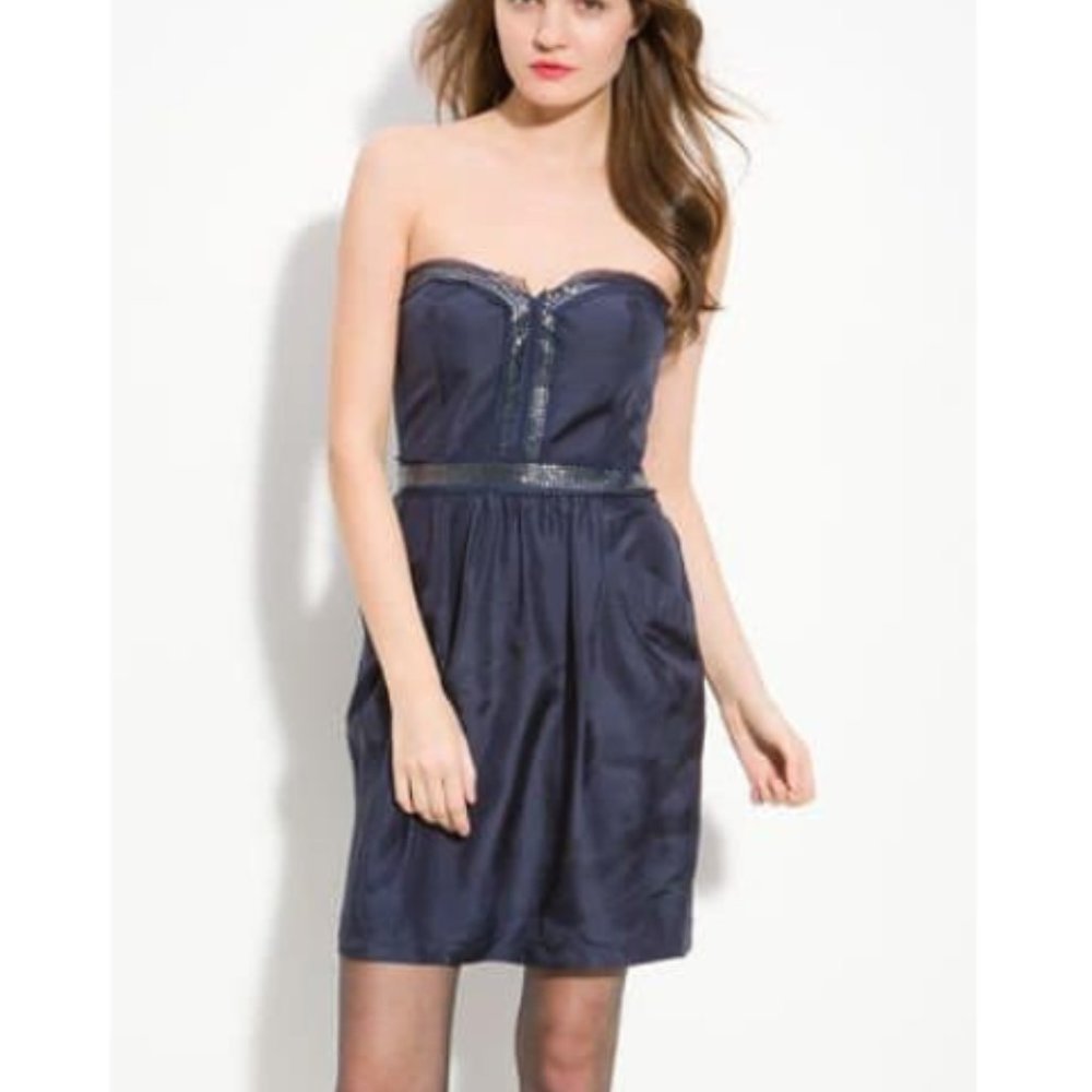 Rebecca Taylor Blue Cocktail Dress